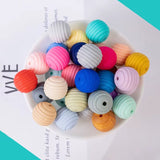 14mm Silicone Honeycomb Beads-E9