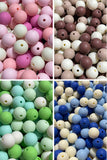 14mm Silicone Touch Beads Mix (Several Mixes)