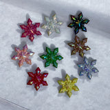 36mm Snowflake Beads Mix (10Pcs)