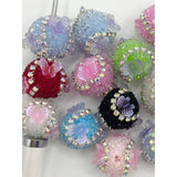 16mm Rhinestone and Butterflies Beads Mix