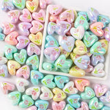 Tulip Embossed Heart Solid Colors Mix-W5