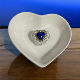 20mm Hearts with Rhinestones and Pearls