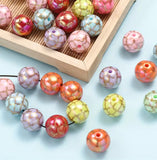 16mm Mosaic AB Style Beads Mix-A13