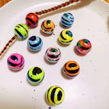 16mm Animal/Zebra Print Beads