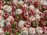 16mm Fancy Christmas Charms Beads (5pcs)
