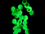 16mm Glow In the Dark Christmas Beads Mix