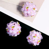 16mm Flower and Bees  Beads