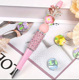 16mm Sakura Flower Handpainted Beads Mix-L4