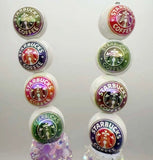16mm Starbucks Print Beads-F24