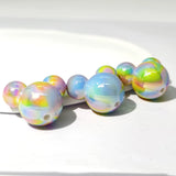 29mm Rainbow Mouse Head Beads