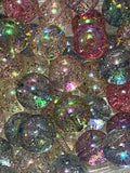 20mm Clear Glitter AB Mix (10 Pieces)