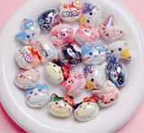 Cat Head Beads (5pcs)-V18