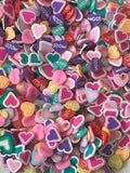 Love Heart Fimo Slices