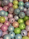 16mm Pearl Macaroon Colored Beads Mix-A16