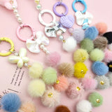 16mm Fuzzy Pendant Beads Mix-K10