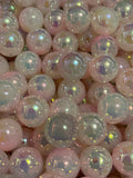 16mm Glossy Ombre Color Acrylic Beads With UV Finish (Mix & Single Colors)