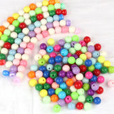 16mm Single Color Bubblegum Beads