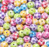16mm Gingham Beads Mix-H22