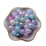 16mm Glossy Ombre Color Acrylic Beads With UV Finish (Mix & Single Colors)