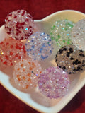 20mm Rhinestone Sugar Beads-K6