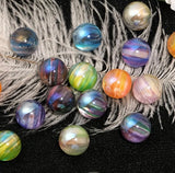 16mm Galactic Rainbow Beads