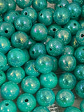 16mm UV Covered Beads Seafoam Green