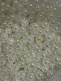 9mm Clear AB Cracked Beads