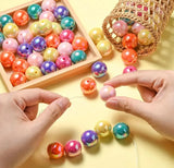 20mm Bright Bubblegum Beads-M17