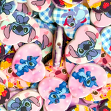 25mm Stitch Heart Beads