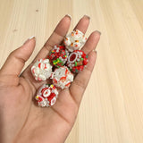 16mm Fancy Christmas Charms Beads (5pcs)