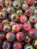 16mm Lavaflow Bicolor UV Beads Pink/Gray-M21