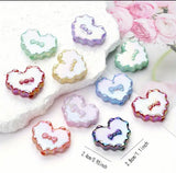 Wavy Heart Beads Mix