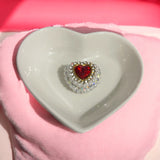 20mm Hearts with Rhinestones and Pearls